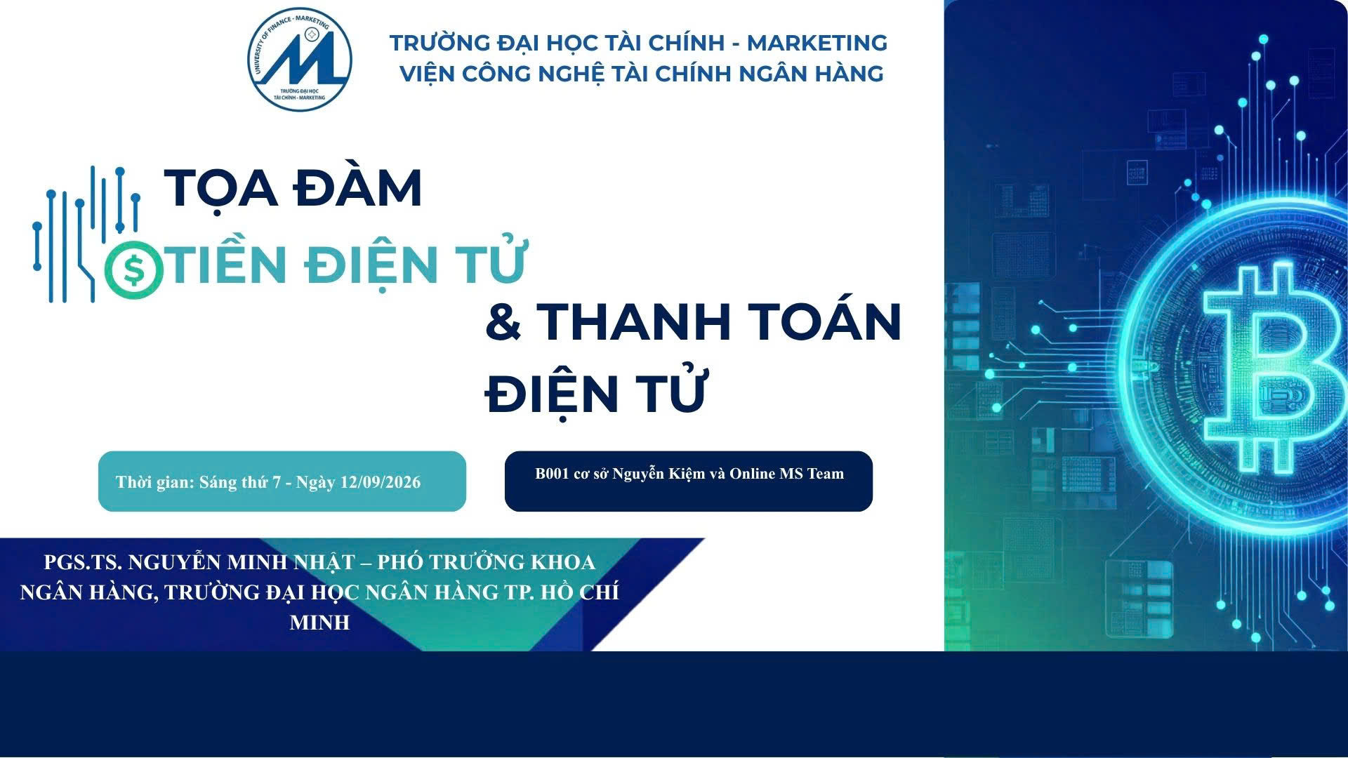 Tọa đàm “Tiền điện tử & Thanh toán điện tử” – Góc nhìn chuyên sâu từ bản chất đến xu hướng tương lai